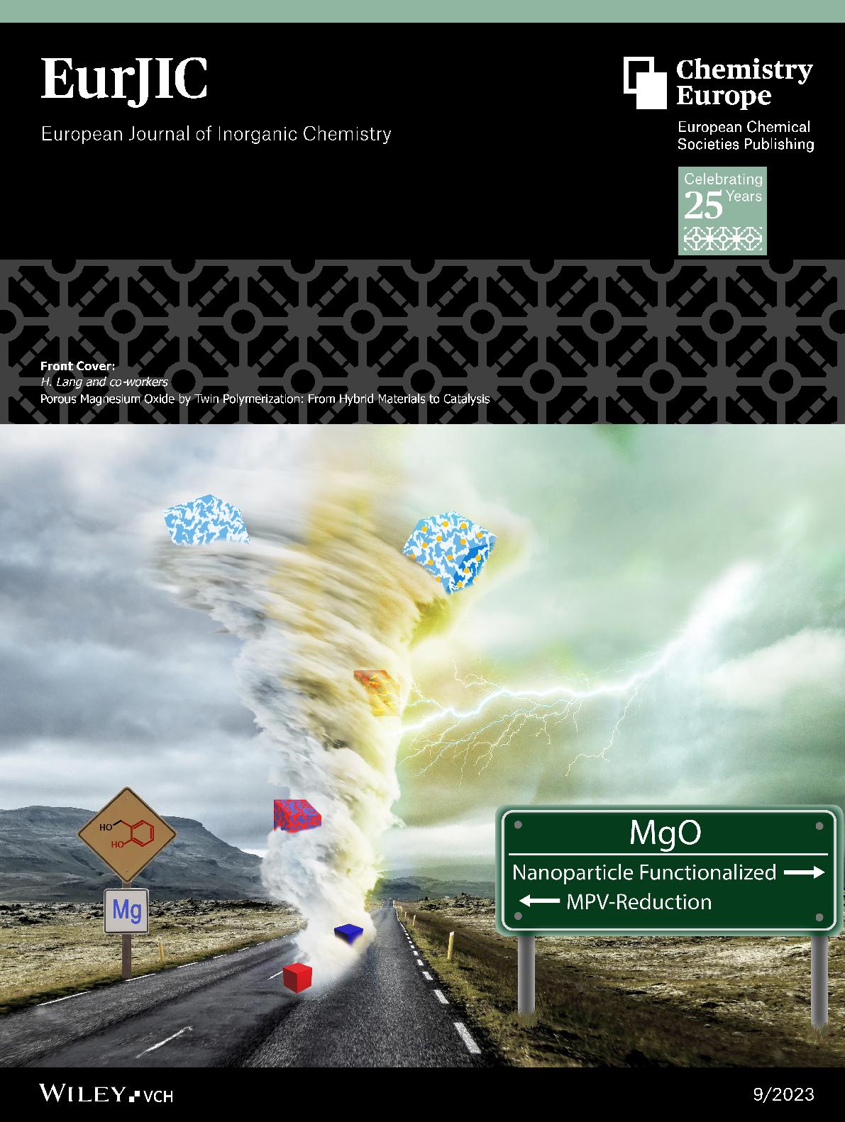 Cover: Porous Magnesium Oxide by Twin Polymerization: From Hybrid Materials to Catalysis